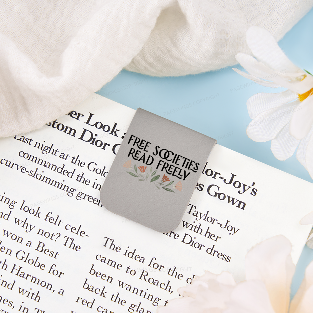 Pagewings Read Freely Feathers Quotes Magnetic Bookmark