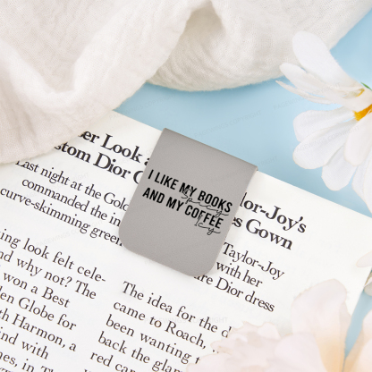 Pagewings I Like My Books And My Coffee Feathers Quotes Magnetic Bookmark