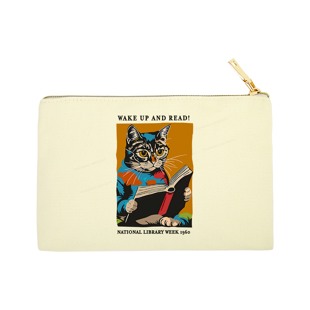 Pagewings Cat Reading Poster Pouch