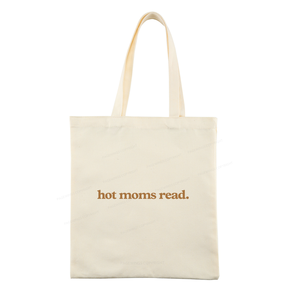 Pagewings Hot Moms Read Tote Bag