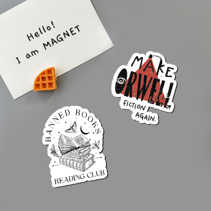 Pagewings Make Orwell Fiction Again Fridge Magnet