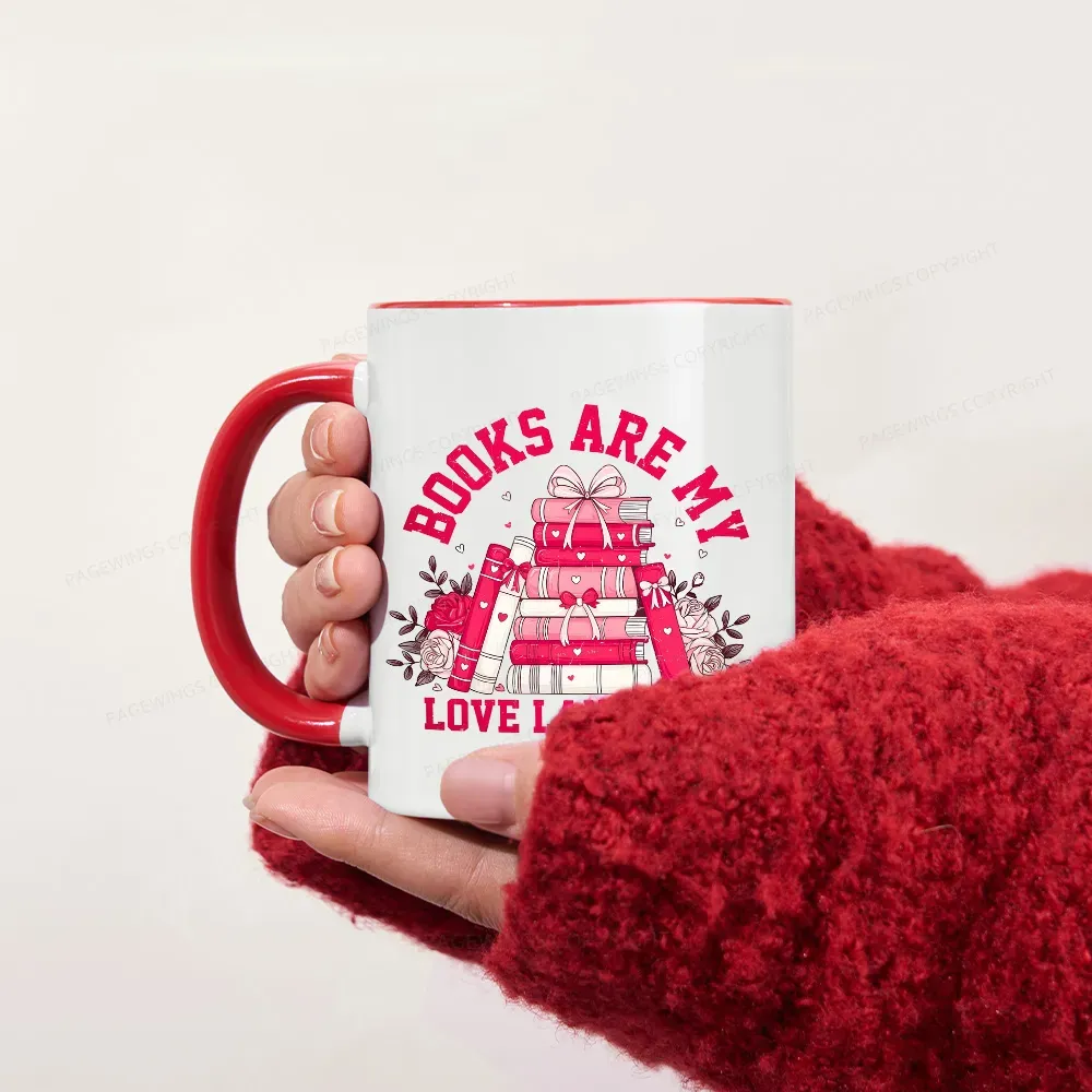 Pagewings Books Are My Love Language Mug