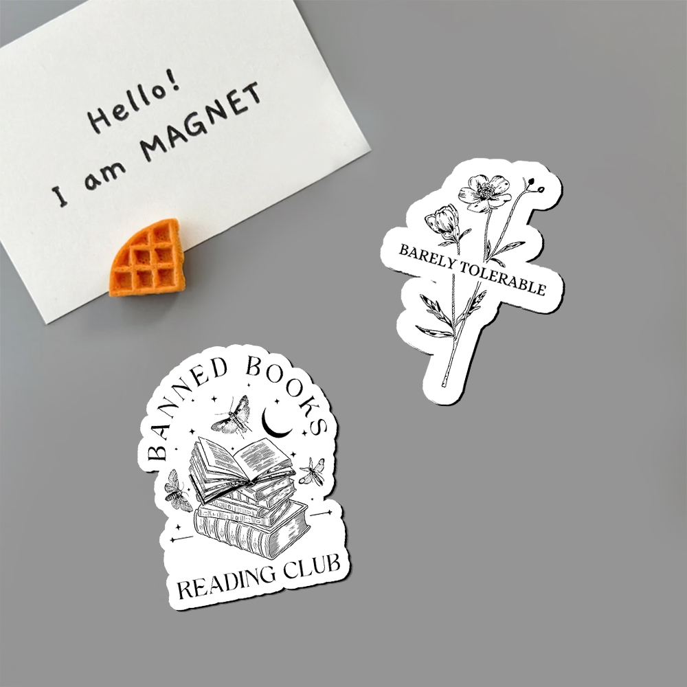 Pagewings Barely Tolerable Fridge Magnet