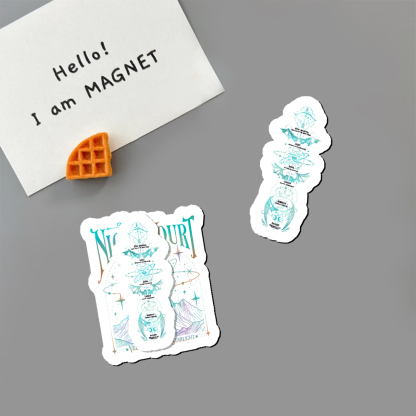 Pagewings The Night Court Fridge Magnet