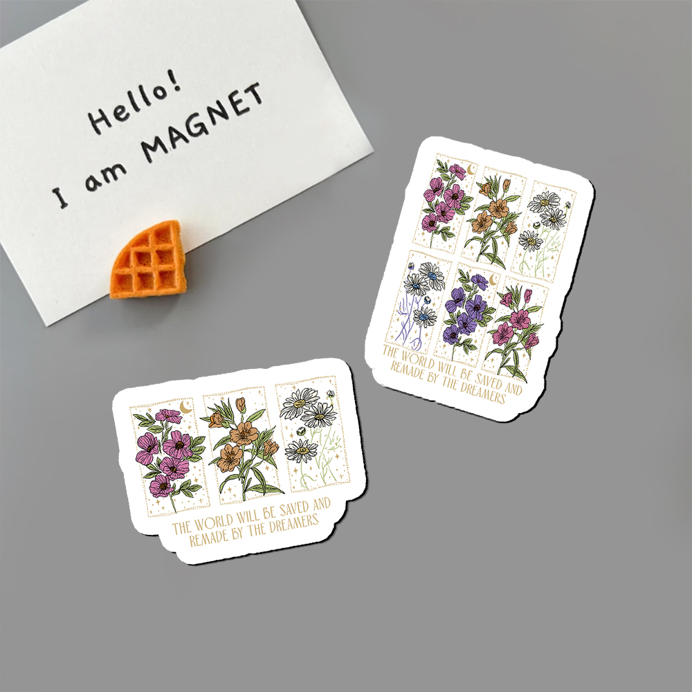 Pagewings The World Will Be Saved And Remade Fridge Magnet