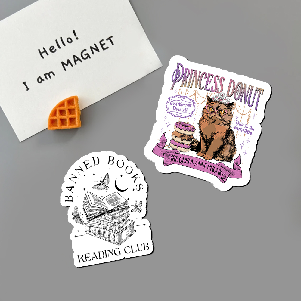 Pagewings Princess Donut Fridge Magnet