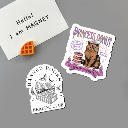 Pagewings Princess Donut Fridge Magnet