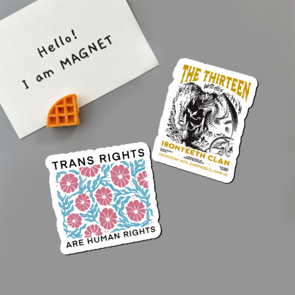 Pagewings The Thirteen Fridge Magnet