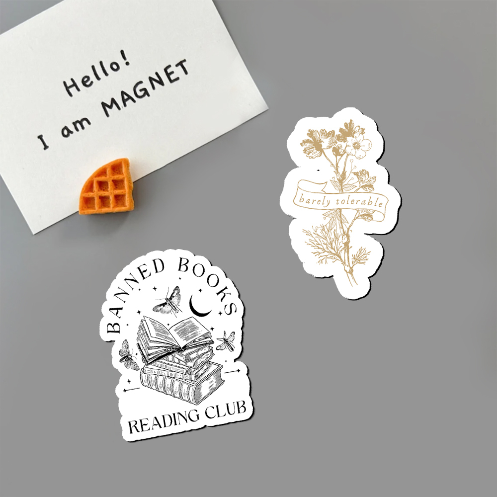 Pagewings Barely Tolerable Fridge Magnet