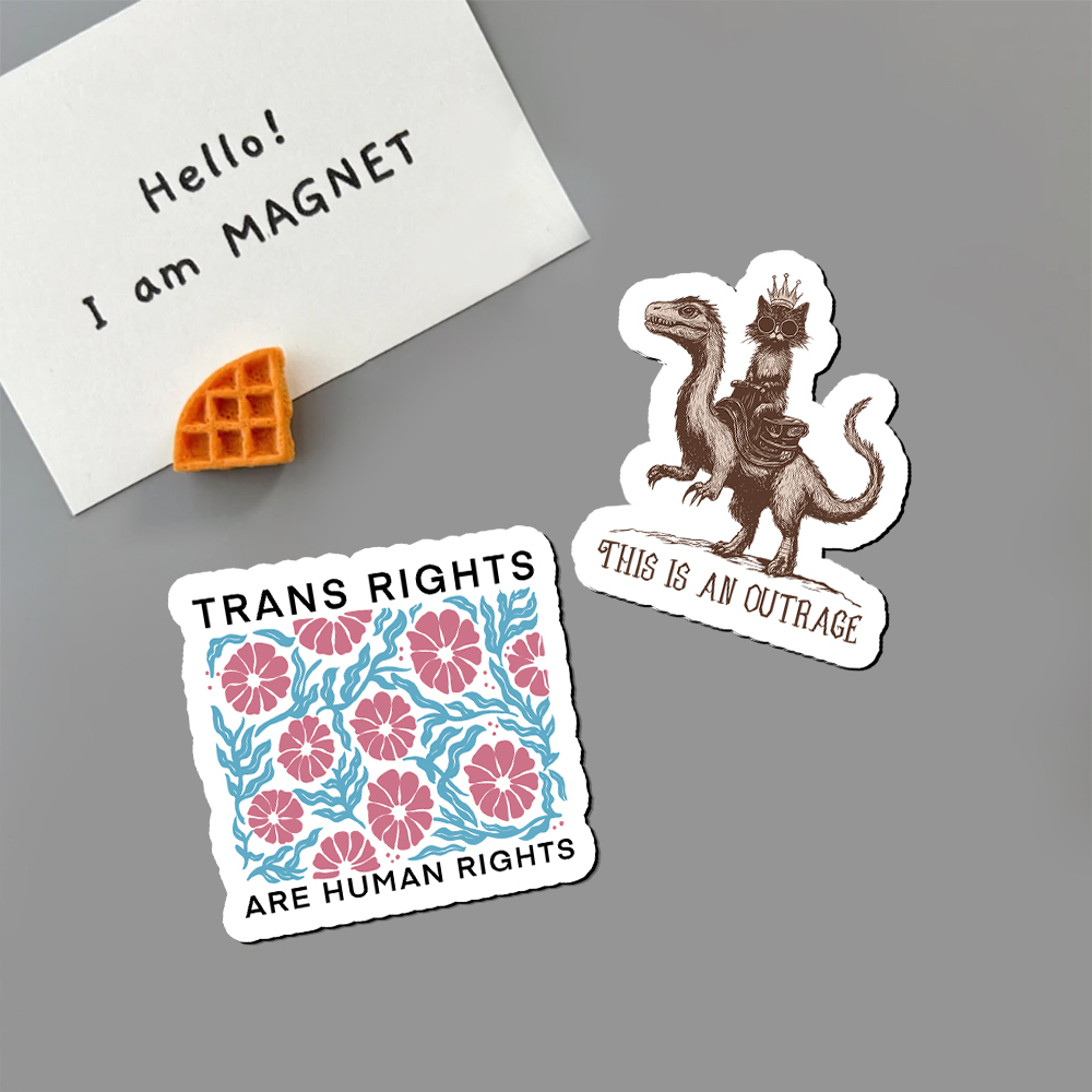 Pagewings Princess Donut Fridge Magnet