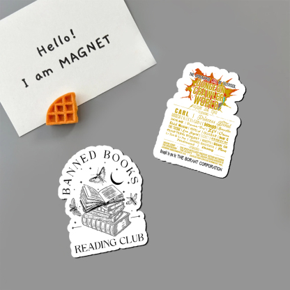 Pagewings Dungeon Crawler World Tour Fridge Magnet