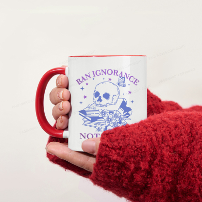 Pagewings Ban Lgnorance Not Books Mug