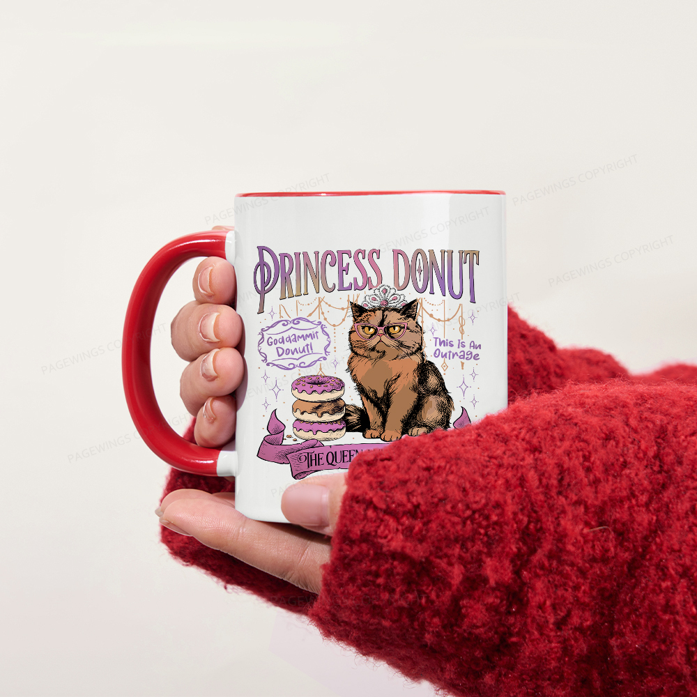 Pagewings Princess Donut Mug