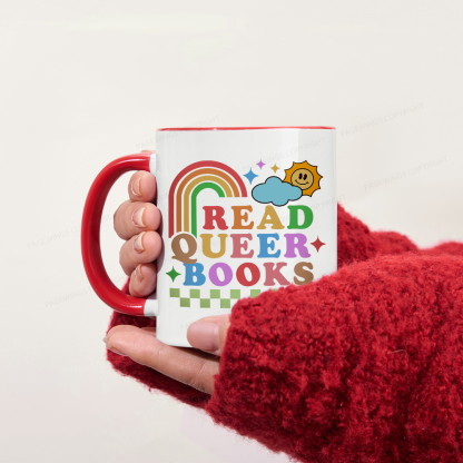 Pagewings Read Queer Books Mug
