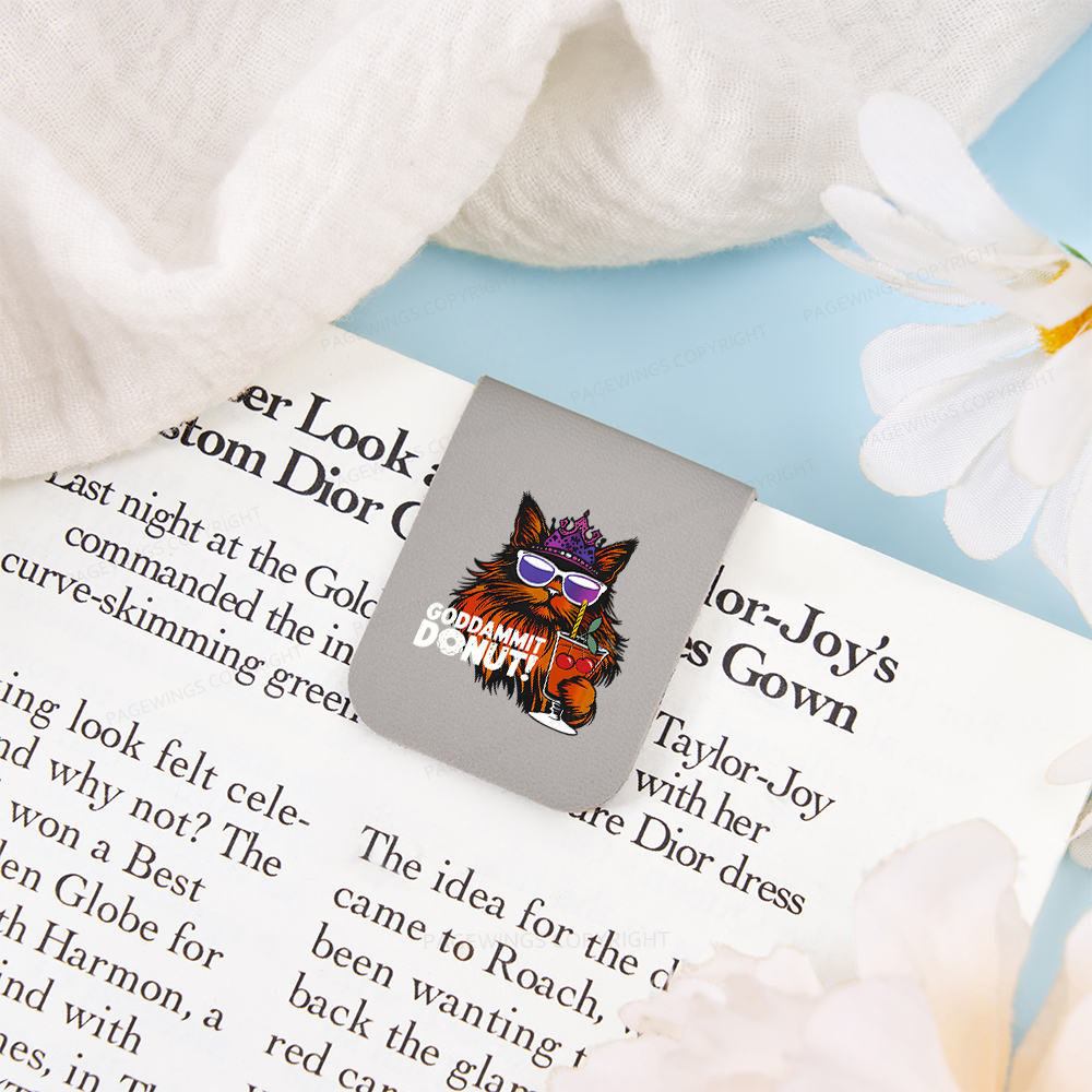 Pagewings Goddammit Donut Magnetic Bookmark