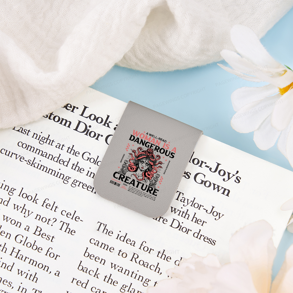 Pagewings  A Well-Read Woman is A Dangerous Creature Magnetic Bookmark