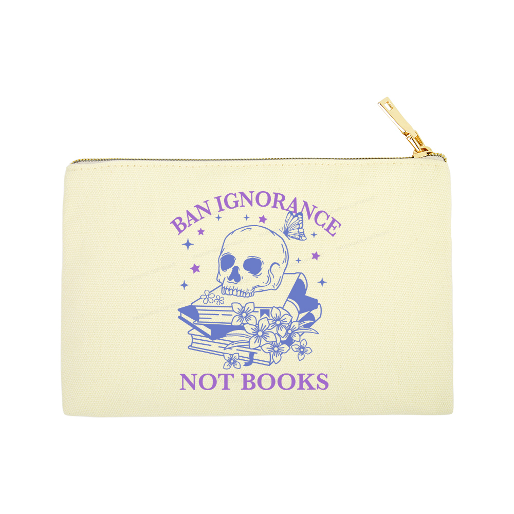 Pagewings Ban Lgnorance Not Books Pouch
