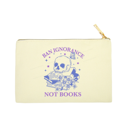 Pagewings Ban Lgnorance Not Books Pouch