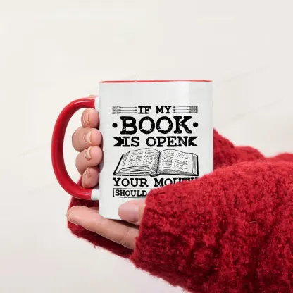 [Copy][Copy][Copy]Pagewings I Closed My Book To Be Here Mug