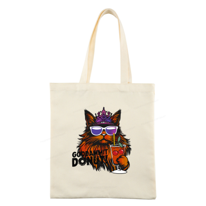 Pagewings Goddammit Donut Tote Bag