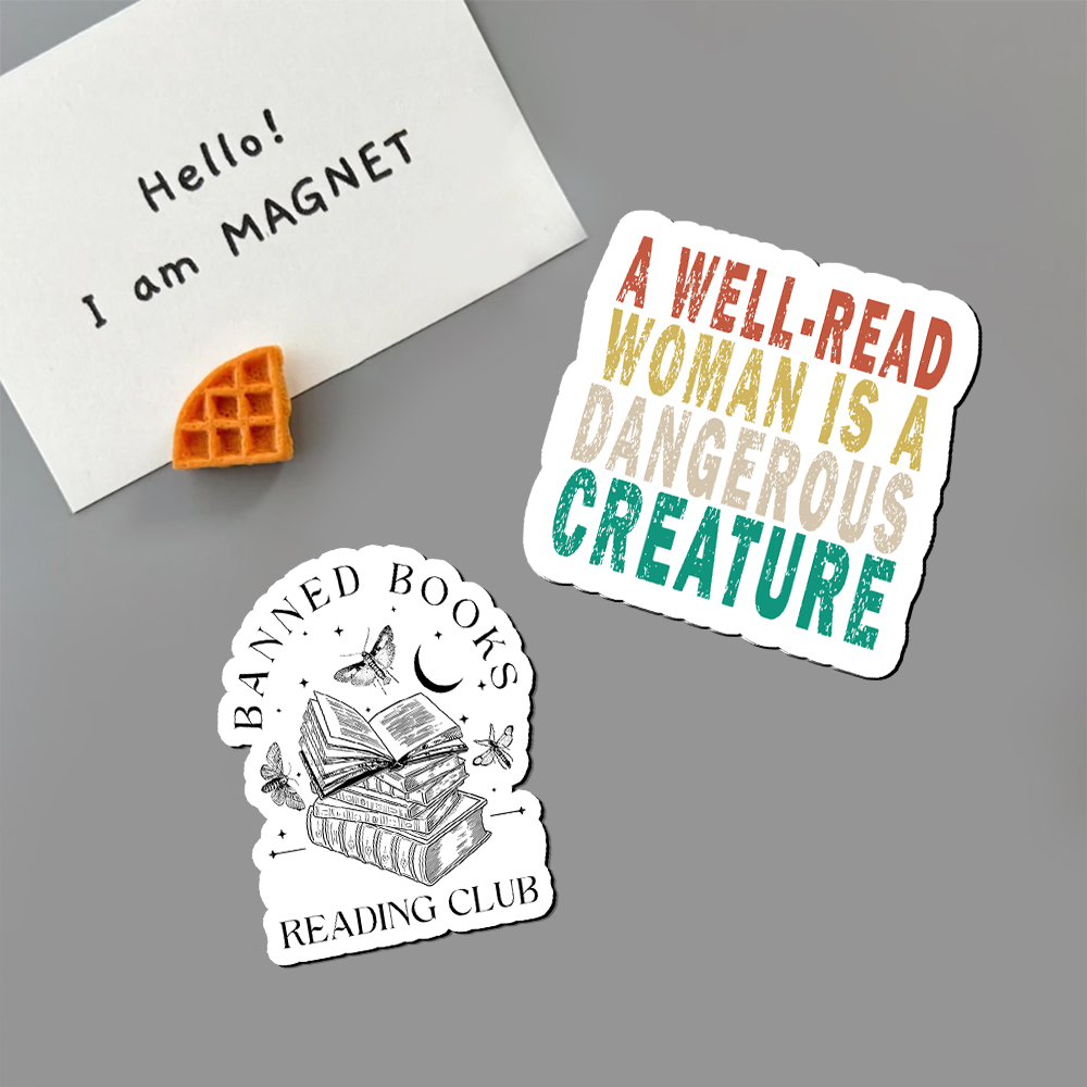 Pagewings A Well-Read Woman Is A Dangerous Creature Fridge Magnet