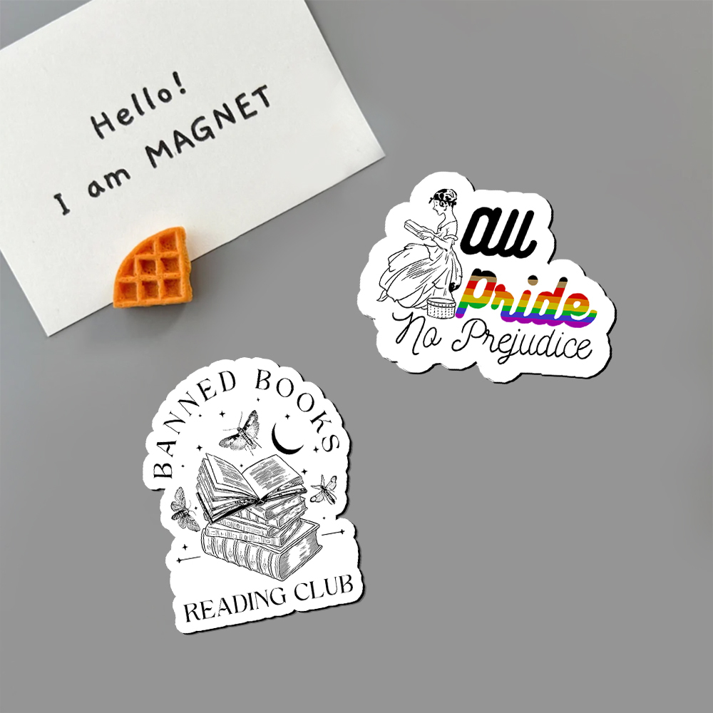 Pagewings All Pride No Prejudice Fridge Magnet