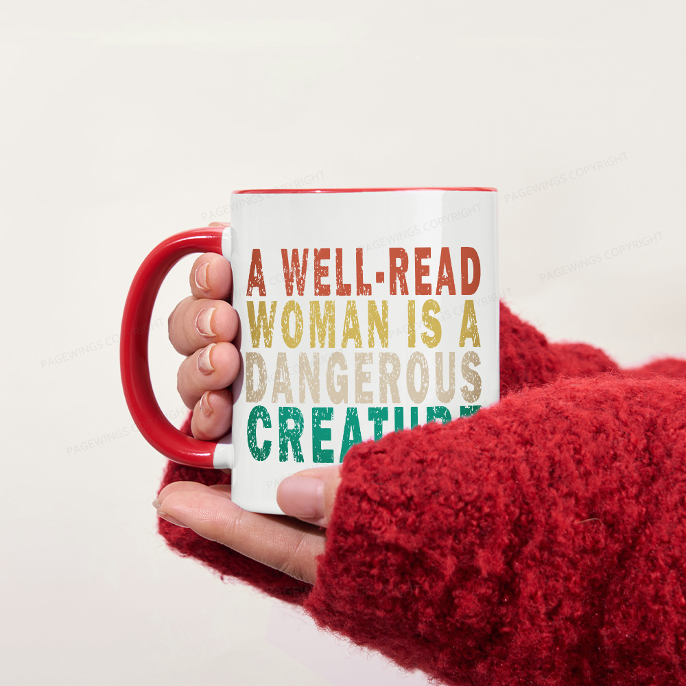 Pagewings A Well-Read Woman Is A Dangerous Creature Mug