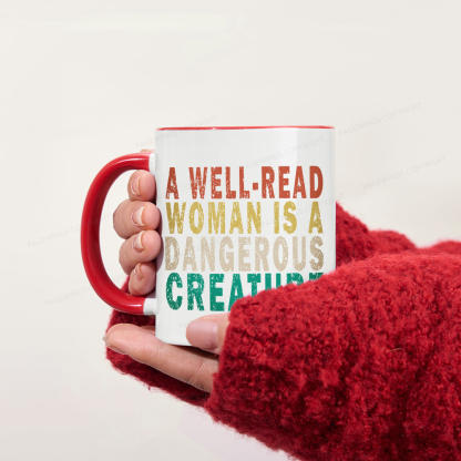 Pagewings A Well-Read Woman Is A Dangerous Creature Mug