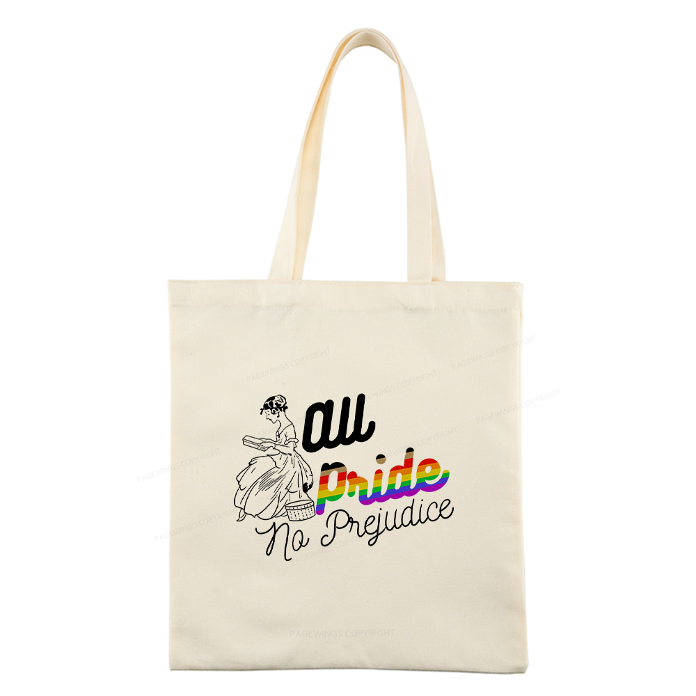 Pagewings All Pride No Prejudice Tote Bag