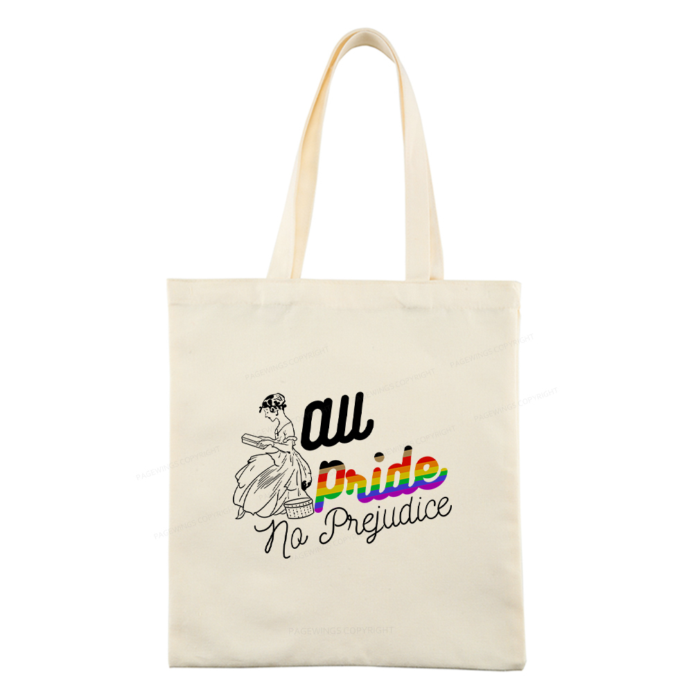 Pagewings All Pride No Prejudice Tote Bag