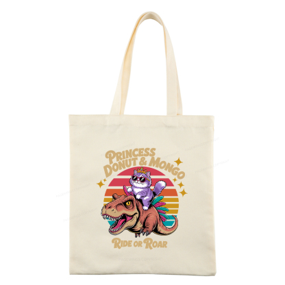 Pagewings Princess Donut & Mongo Tote Bag
