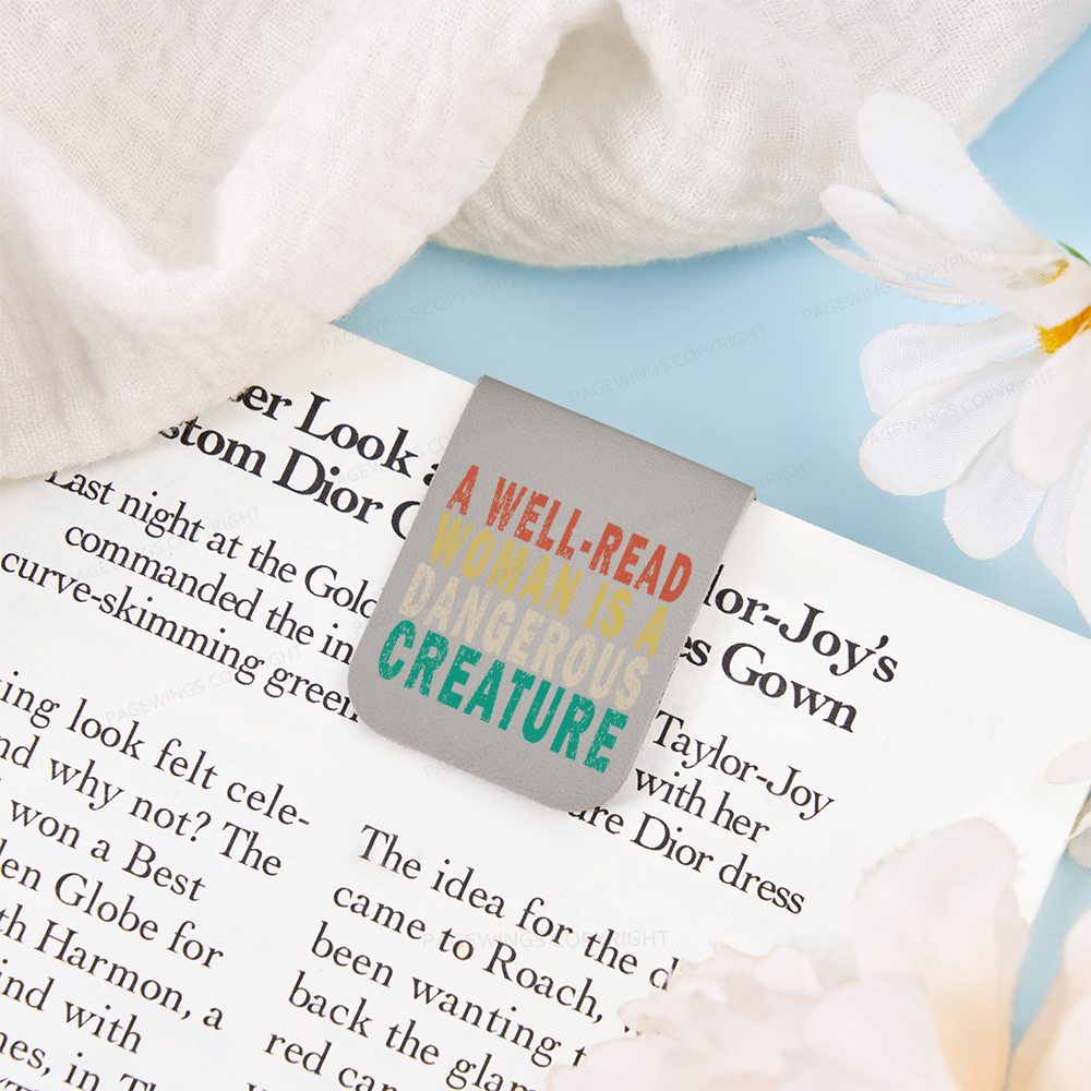 Pagewings A Well-Read Woman Is A Dangerous Creature Magnetic Bookmark