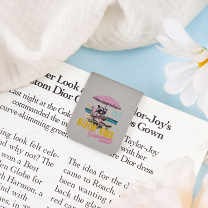 Pagewings Book Girl Summer Magnetic Bookmark