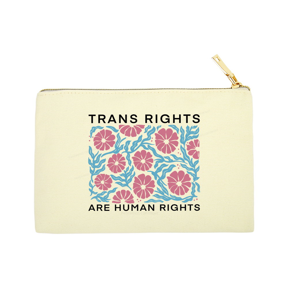 Pagewings Trans Rights Are Human Rights Pouch