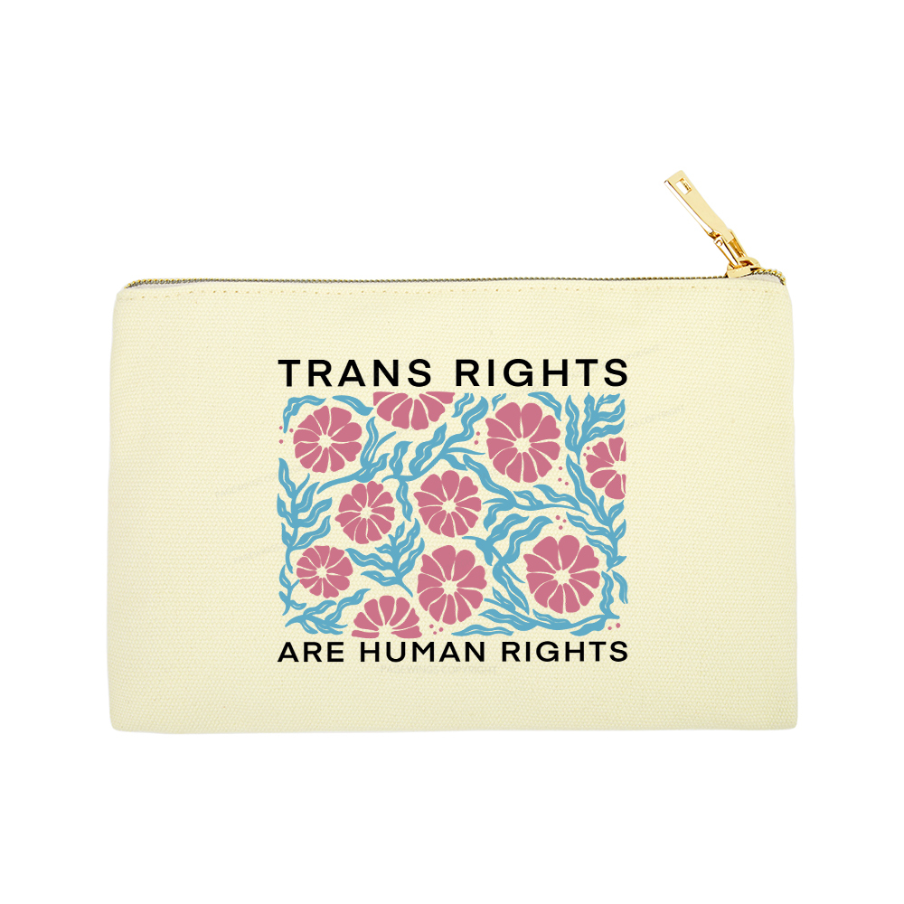 Pagewings Trans Rights Are Human Rights Pouch
