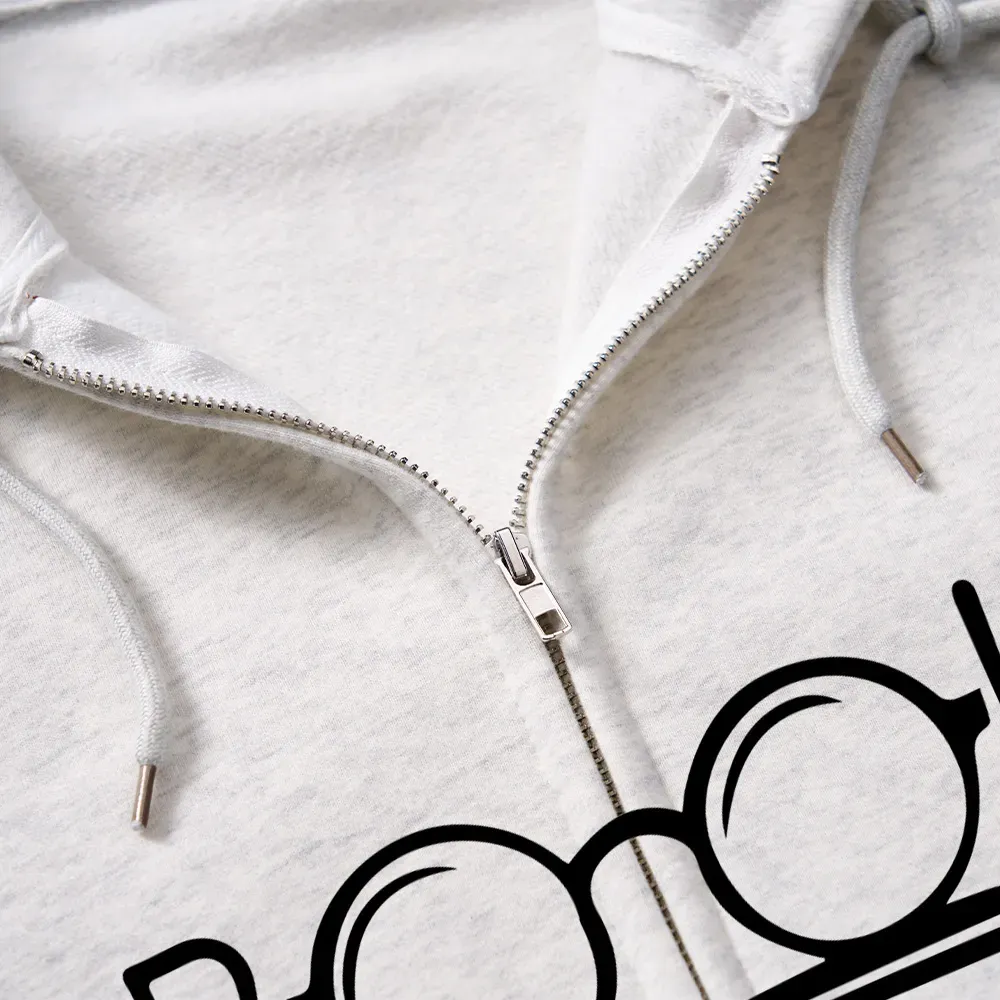 Pagewings Book Nerd Unisex Fleece Zip Up Hoodie