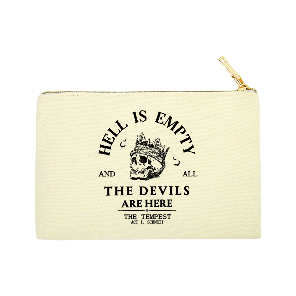 Pagewings Hell Is Empty And All The Devils Are Here Pouch