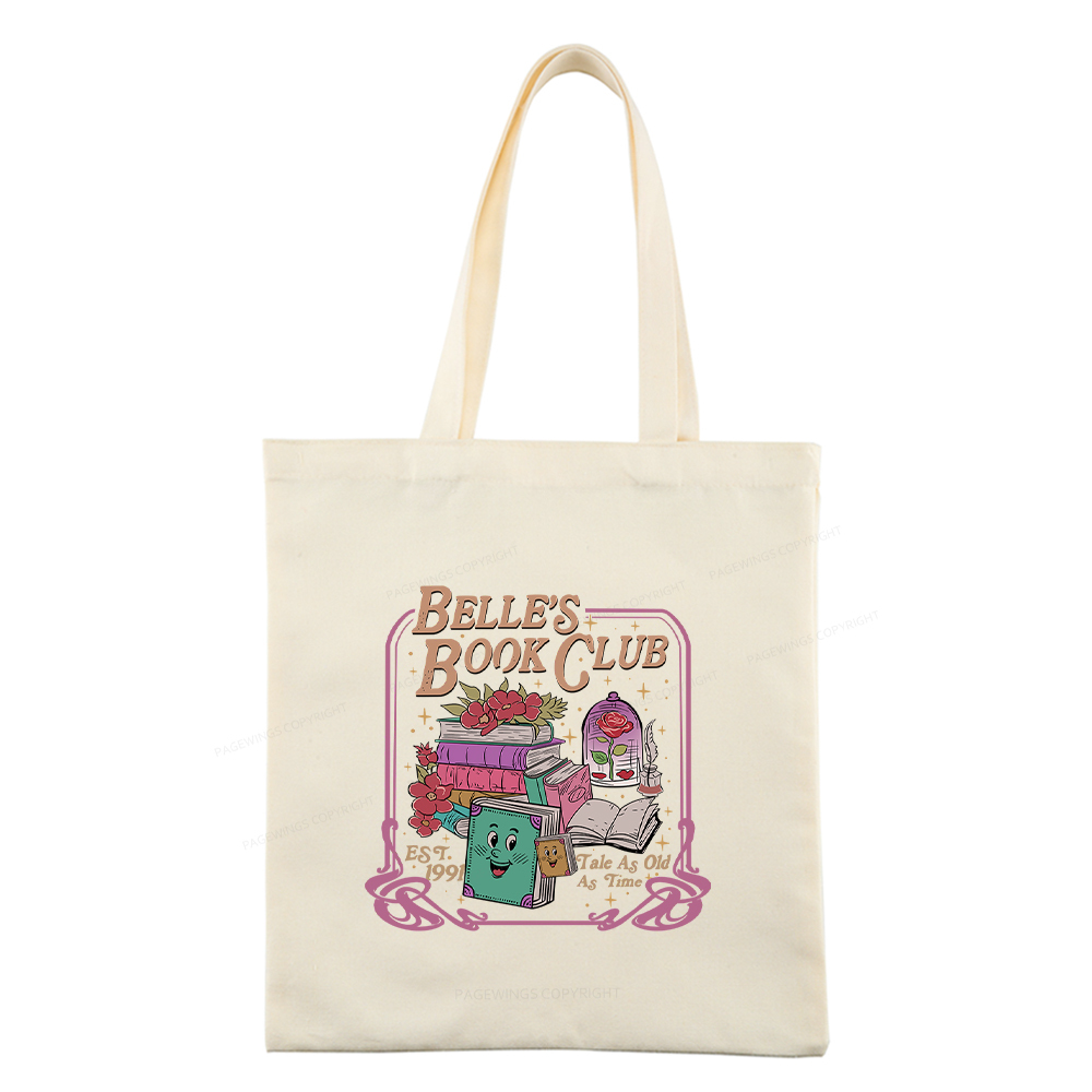 Pagewings Belle's Book Club Tote Bag