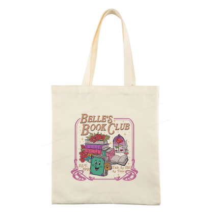 Pagewings Belle's Book Club Tote Bag
