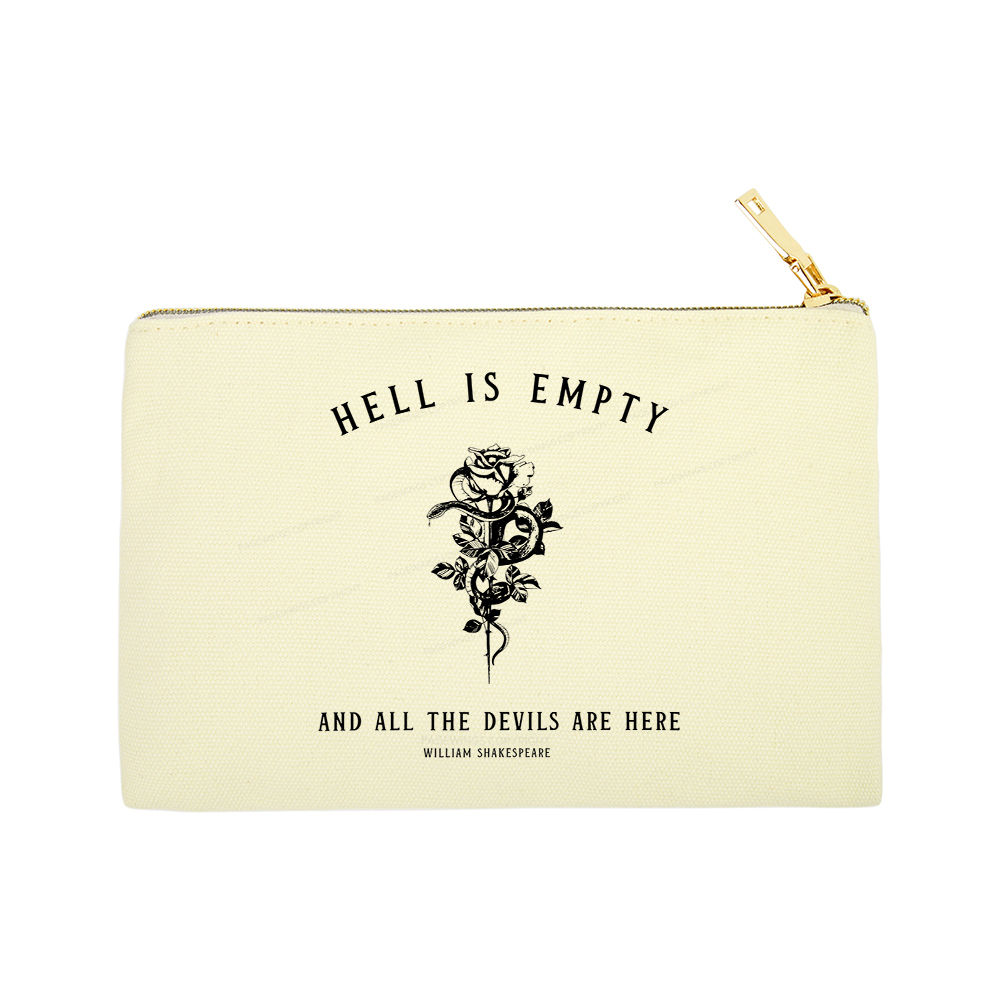 Pagewings Hell Is Empty And All The Devils Are Here Pouch