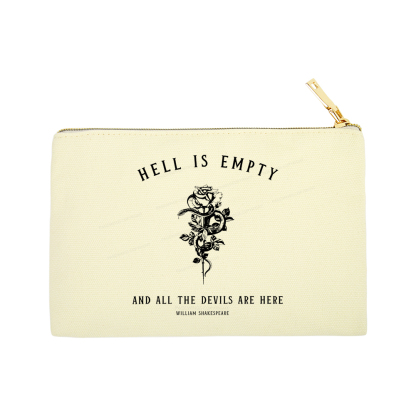 Pagewings Hell Is Empty And All The Devils Are Here Pouch