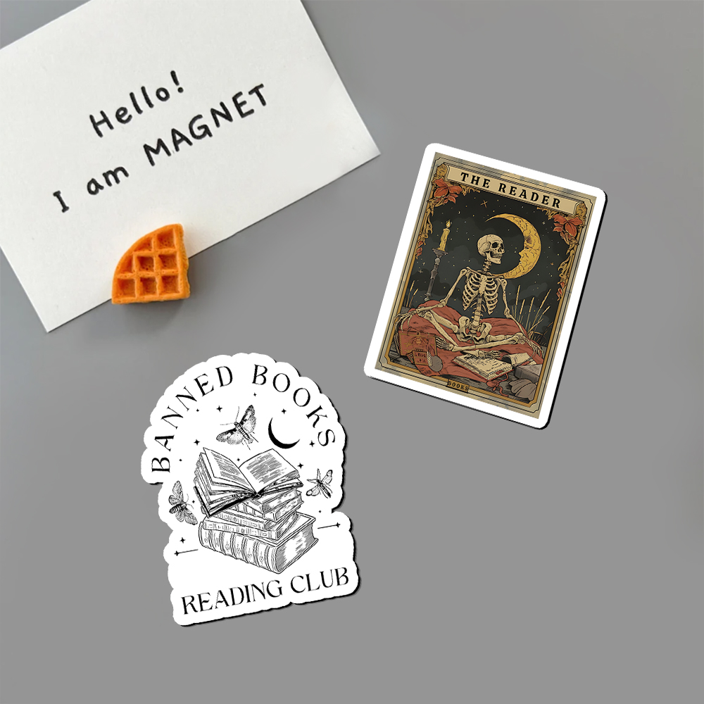 Pagewings The Reader Tarot Card Fridge Magnet