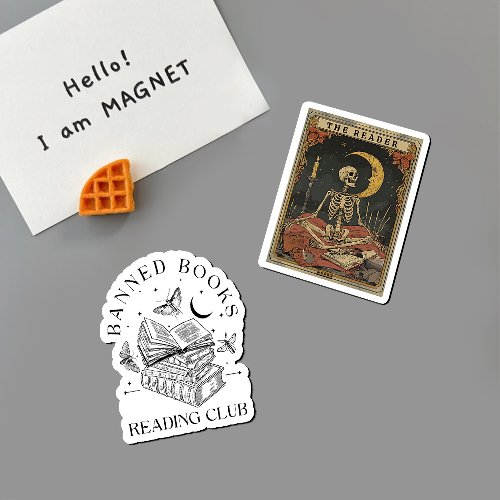 Pagewings The Reader Tarot Card Fridge Magnet