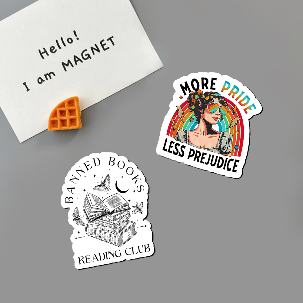 Pagewings More Pride Less Prejudice Fridge Magnet