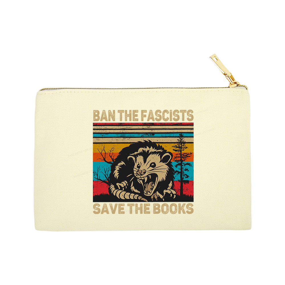 Pagewings Ban The Fascists Save The Books Pouch
