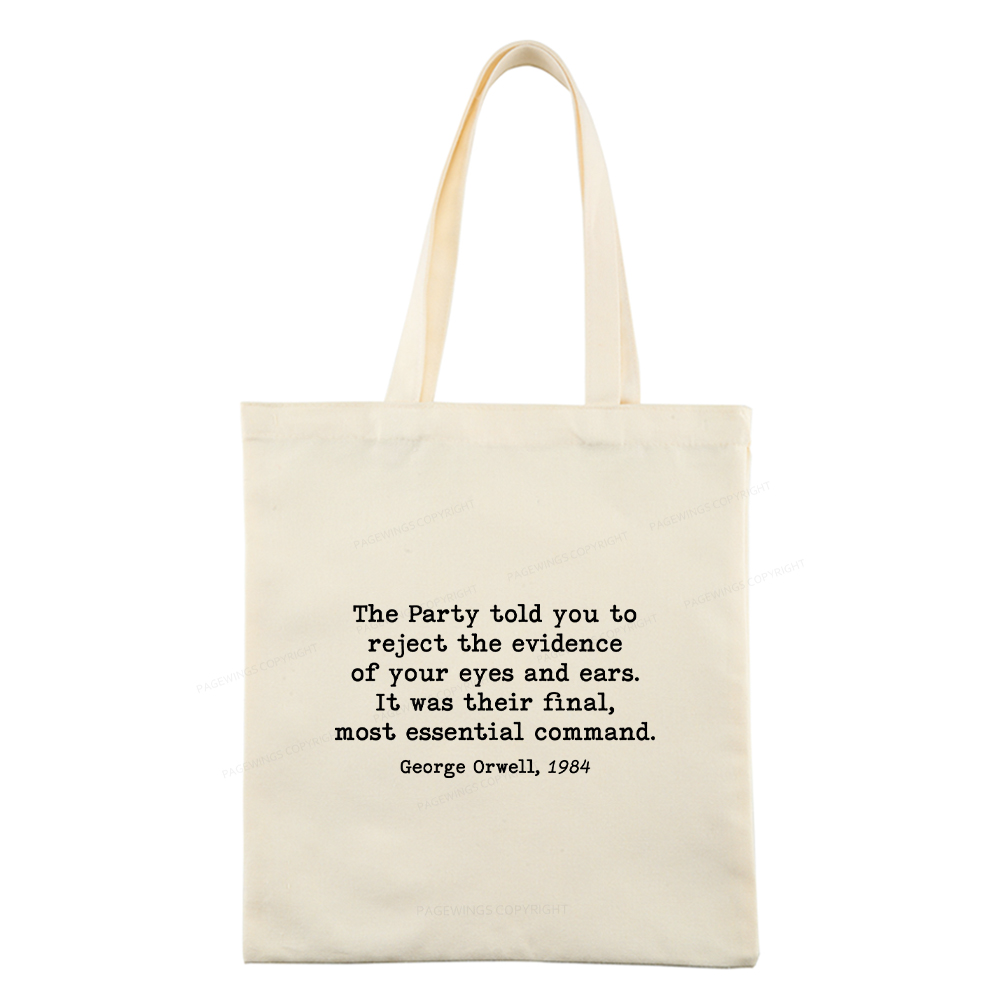 Pagewings It Was Their Final Most Essential Command Tote Bag