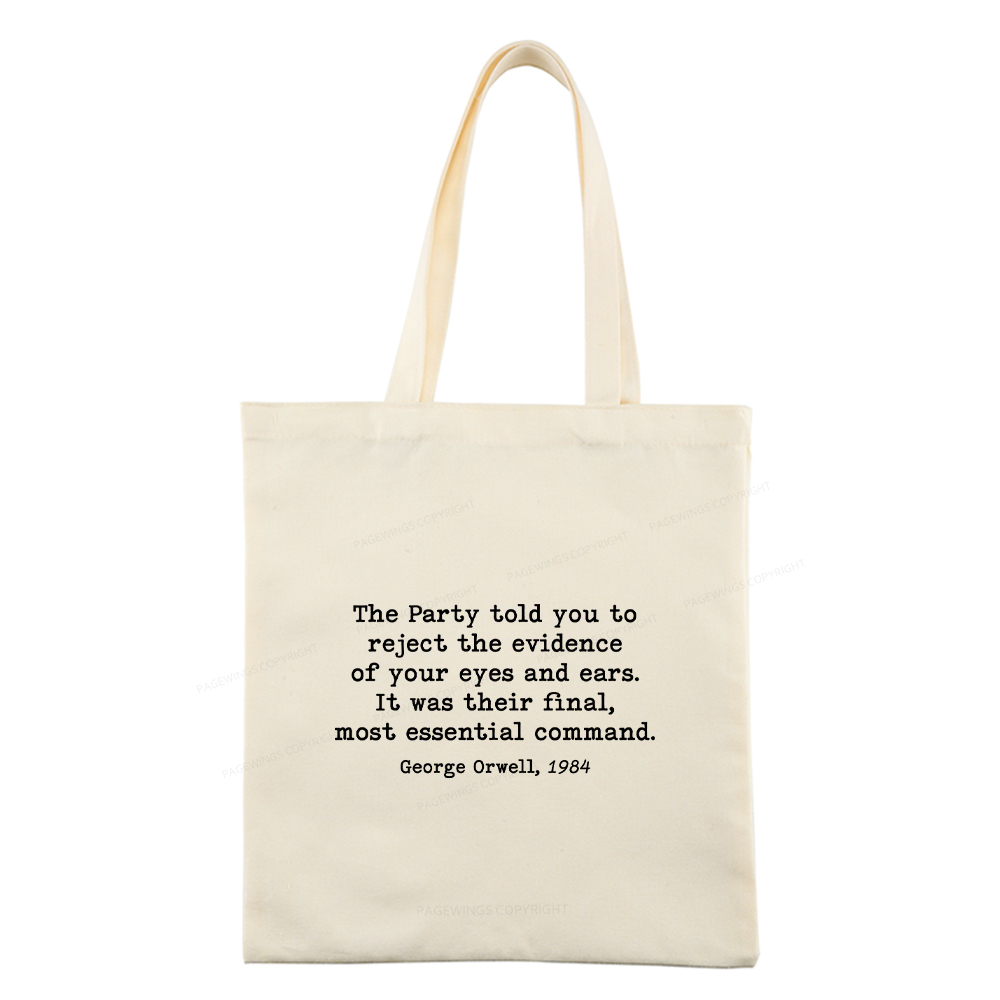 Pagewings It Was Their Final Most Essential Command Tote Bag