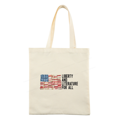 Pagewings Liberty And Literature For All Tote Bag