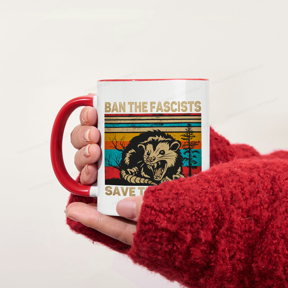 Pagewings Ban The Fascists Save The Books Mug