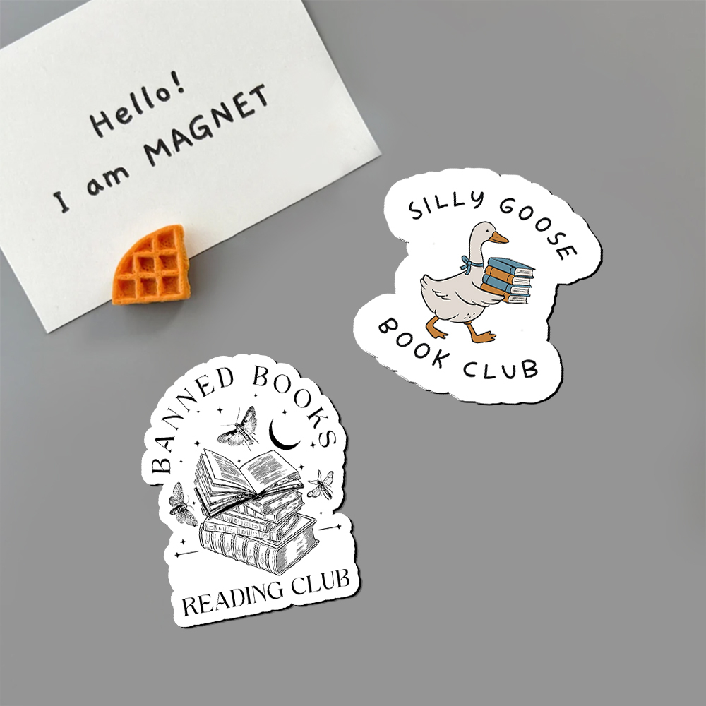 Pagewings Silly Goose Book Club Fridge Magnet